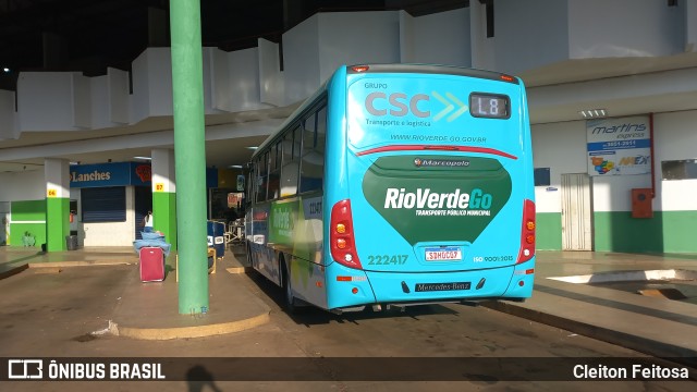 Viação Itapetinga 222417 na cidade de Rio Verde, Goiás, Brasil, por Cleiton Feitosa. Número da foto: #11715101.