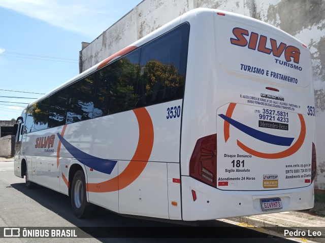 Silva Turismo 3530 na cidade de Itapetininga, São Paulo, Brasil, por Pedro Leo. ID da foto: 11713414.