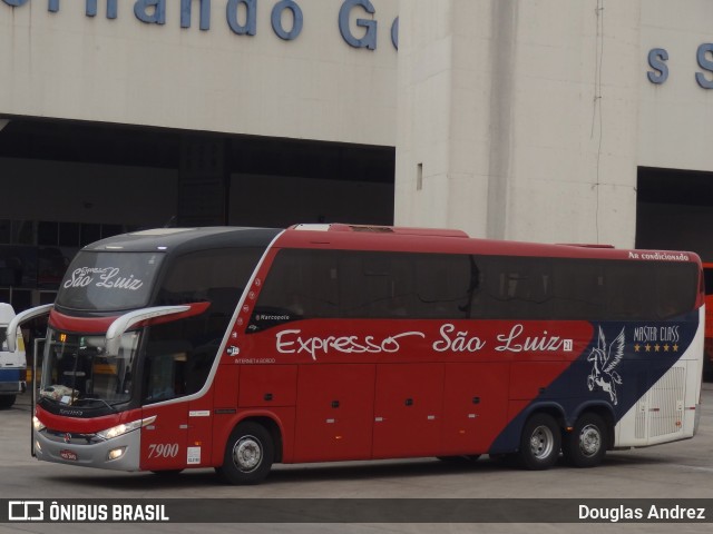 Expresso São Luiz 7900 na cidade de Goiânia, Goiás, Brasil, por Douglas Andrez. Número da foto: #11714333.