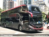 Transportes Única Petrópolis RJ 163.008 na cidade de Rio de Janeiro, Rio de Janeiro, Brasil, por Luiz Eduardo Lopes da Silva. Número da foto: #11712904.