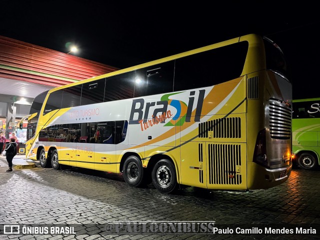 Brasil Turismo e Fretamento 1080 na cidade de Monte Alegre de Minas, Minas Gerais, Brasil, por Paulo Camillo Mendes Maria. ID da foto: 11716210.