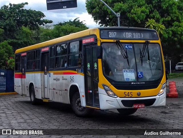 Empresa Metropolitana 545 na cidade de Recife, Pernambuco, Brasil, por Áudios Guilherme. ID da foto: 11715672.