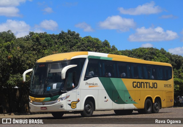 Empresa Gontijo de Transportes 18535 na cidade de Vitória da Conquista, Bahia, Brasil, por Rava Ogawa. Número da foto: #11717454.