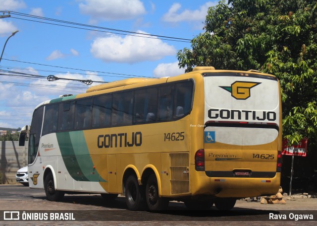 Empresa Gontijo de Transportes 14625 na cidade de Vitória da Conquista, Bahia, Brasil, por Rava Ogawa. ID da foto: 11717526.