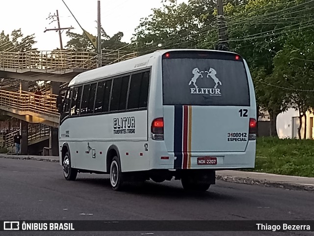 Elitur Transportes Especiais e Turismo 3108012 na cidade de Manaus, Amazonas, Brasil, por Thiago Bezerra. Número da foto: #11715656.