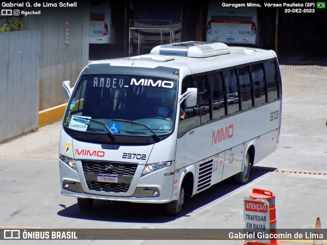 Viação Mimo 23702 na cidade de Várzea Paulista, São Paulo, Brasil, por Gabriel Giacomin de Lima. Número da foto: #11717827.