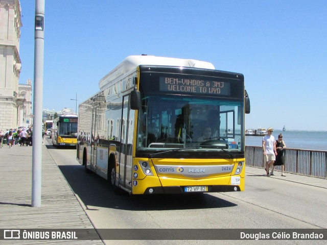 Companhia Carris de Ferro de Lisboa 2624 na cidade de Lisbon, Lisbon, Portugal, por Douglas Célio Brandao. Número da foto: #11717771.