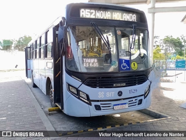 SIT Macaé Transportes 1529 na cidade de Macaé, Rio de Janeiro, Brasil, por Victor Hugo Gerhardt Leandro de Nantes. Número da foto: #11716225.
