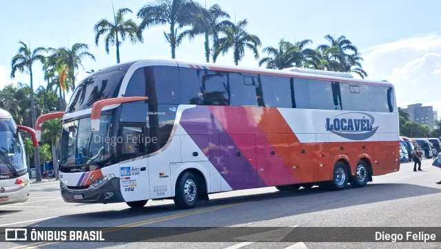 Locavél Transportes Rodoviários 0912 na cidade de Aparecida, São Paulo, Brasil, por Diego Felipe. Número da foto: #11717313.