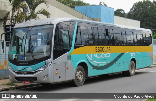 Rosa Turismo 13070 na cidade de Sorocaba, São Paulo, Brasil, por Vicente de Paulo Alves. ID da foto: 11715645.