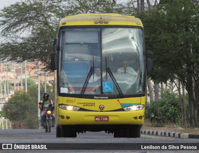 Viação Itapemirim 8867 na cidade de Caruaru, Pernambuco, Brasil, por Lenilson da Silva Pessoa. Número da foto: #11717668.