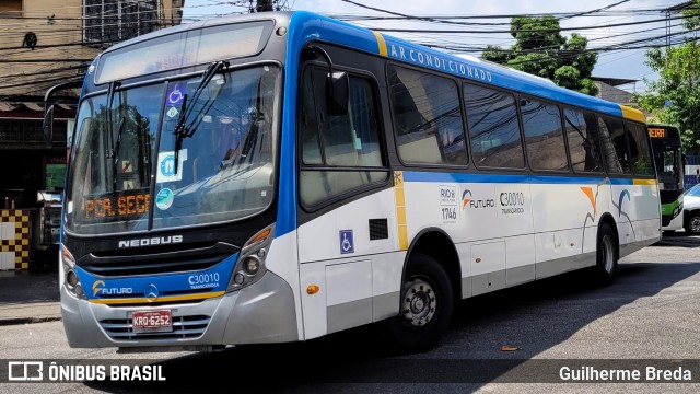 Transportes Futuro C30010 na cidade de Rio de Janeiro, Rio de Janeiro, Brasil, por Guilherme Breda. ID da foto: 11716303.