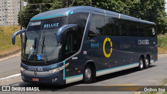 Viação Cidade Sol 8480 na cidade de Salvador, Bahia, Brasil, por Ônibus Ssa. Número da foto: #11716627.