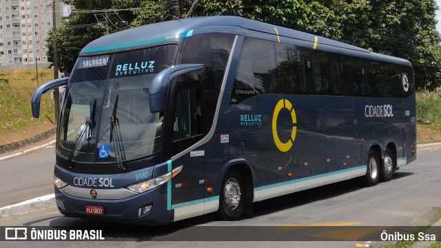 Viação Cidade Sol 8480 na cidade de Salvador, Bahia, Brasil, por Ônibus Ssa. ID da foto: 11716627.