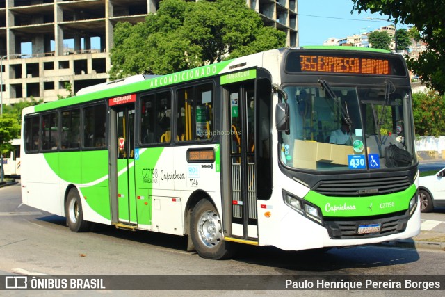 Caprichosa Auto Ônibus C27198 na cidade de Rio de Janeiro, Rio de Janeiro, Brasil, por Paulo Henrique Pereira Borges. ID da foto: 11717597.