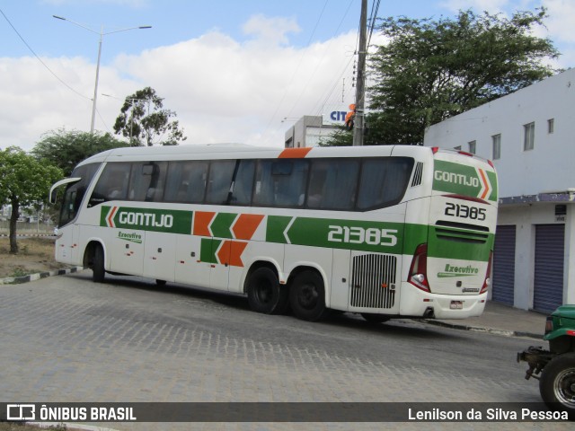 Empresa Gontijo de Transportes 21385 na cidade de Caruaru, Pernambuco, Brasil, por Lenilson da Silva Pessoa. ID da foto: 11717672.