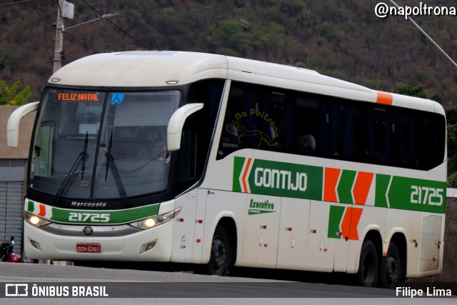 Empresa Gontijo de Transportes 21725 na cidade de Manoel Vitorino, Bahia, Brasil, por Filipe Lima. ID da foto: 11717650.