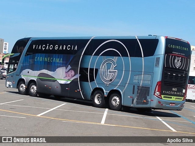 Viação Garcia 8605 na cidade de Aparecida, São Paulo, Brasil, por Apollo Silva. Número da foto: #11715634.