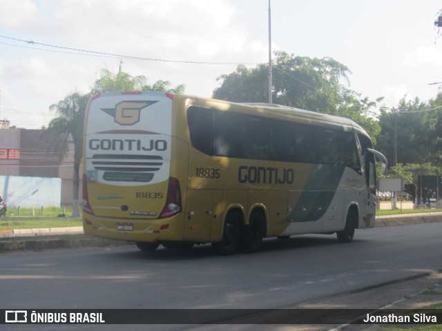 Empresa Gontijo de Transportes 18835 na cidade de Cabo de Santo Agostinho, Pernambuco, Brasil, por Jonathan Silva. ID da foto: 11718871.