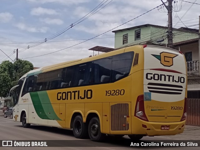 Empresa Gontijo de Transportes 19280 na cidade de Timóteo, Minas Gerais, Brasil, por Ana Carolina Ferreira da Silva. Número da foto: #11718092.