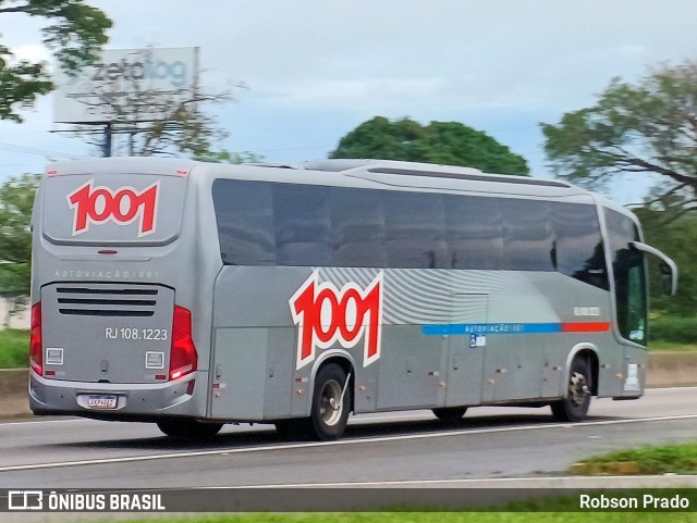 Auto Viação 1001 RJ 108.1223 na cidade de São José dos Campos, São Paulo, Brasil, por Robson Prado. ID da foto: 11718958.