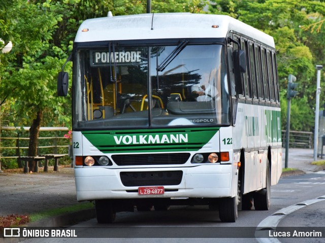 Empresa de Transportes Coletivos Volkmann 122 na cidade de Blumenau, Santa Catarina, Brasil, por Lucas Amorim. Número da foto: #11719660.
