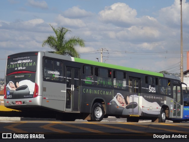 Viação Garcia 8485 na cidade de Londrina, Paraná, Brasil, por Douglas Andrez. ID da foto: 11719781.