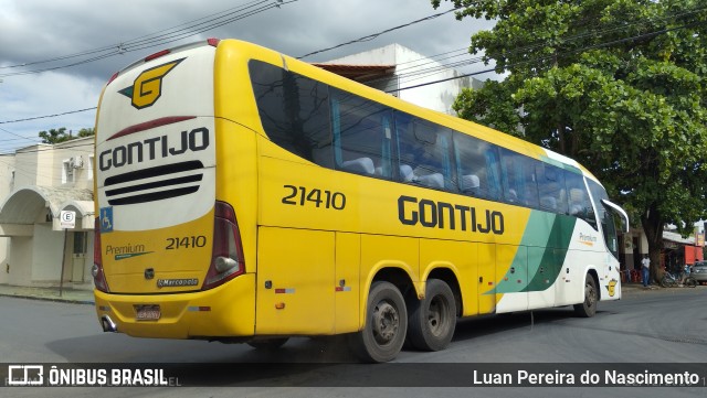 Empresa Gontijo de Transportes 21410 na cidade de Pirapora, Minas Gerais, Brasil, por Luan Pereira do Nascimento. ID da foto: 11720217.