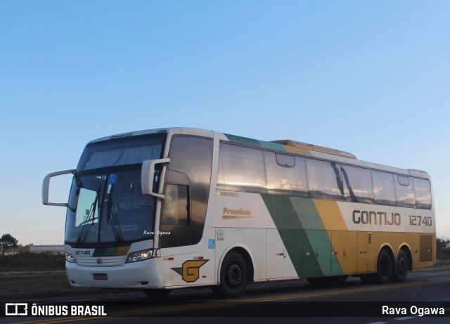 Empresa Gontijo de Transportes 12740 na cidade de Vitória da Conquista, Bahia, Brasil, por Rava Ogawa. ID da foto: 11720003.