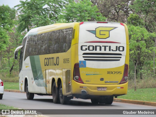 Empresa Gontijo de Transportes 18095 na cidade de Brasília, Distrito Federal, Brasil, por Glauber Medeiros. ID da foto: 11718580.