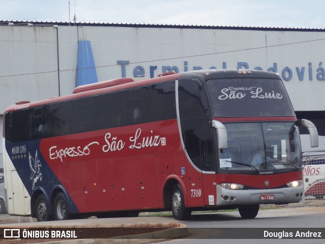 Expresso São Luiz 7310 na cidade de Goiânia, Goiás, Brasil, por Douglas Andrez. Número da foto: #11719863.