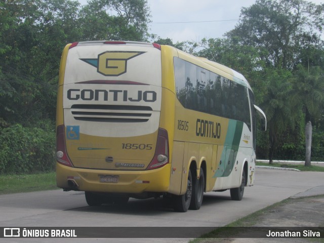 Empresa Gontijo de Transportes 18505 na cidade de Recife, Pernambuco, Brasil, por Jonathan Silva. Número da foto: #11718899.