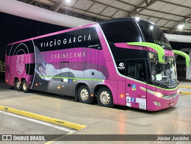 Viação Garcia 8725 na cidade de Marília, São Paulo, Brasil, por Júnior Juninho. ID da foto: 11718124.