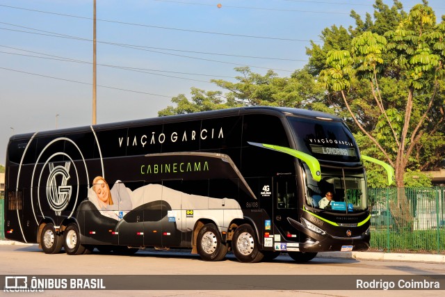 Viação Garcia 86108 na cidade de São Paulo, São Paulo, Brasil, por Rodrigo Coimbra. ID da foto: 11720328.