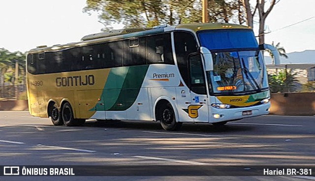 Empresa Gontijo de Transportes 14990 na cidade de Betim, Minas Gerais, Brasil, por Hariel BR-381. Número da foto: #11718922.