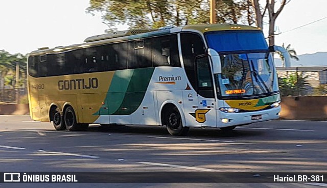 Empresa Gontijo de Transportes 14990 na cidade de Betim, Minas Gerais, Brasil, por Hariel BR-381. ID da foto: 11718922.