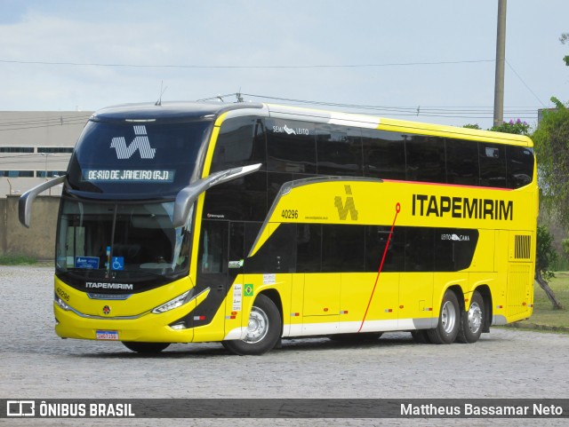 Viação Nova Itapemirim 40296 na cidade de Juiz de Fora, Minas Gerais, Brasil, por Mattheus Bassamar Neto. Número da foto: #11719616.