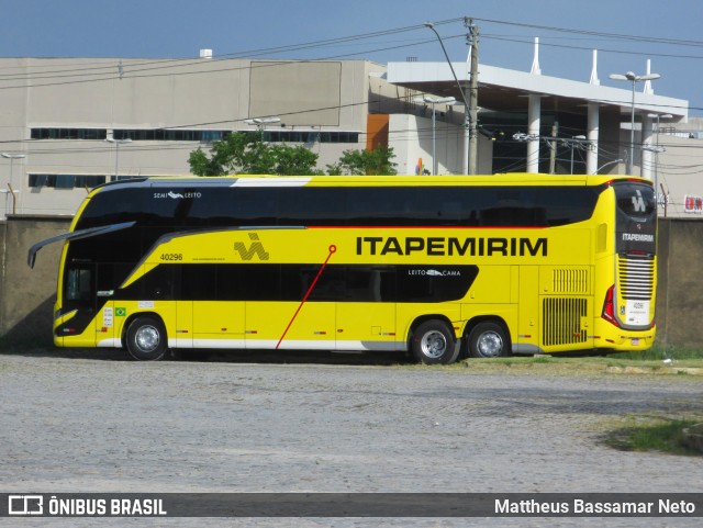 Viação Nova Itapemirim 40296 na cidade de Juiz de Fora, Minas Gerais, Brasil, por Mattheus Bassamar Neto. Número da foto: #11719622.