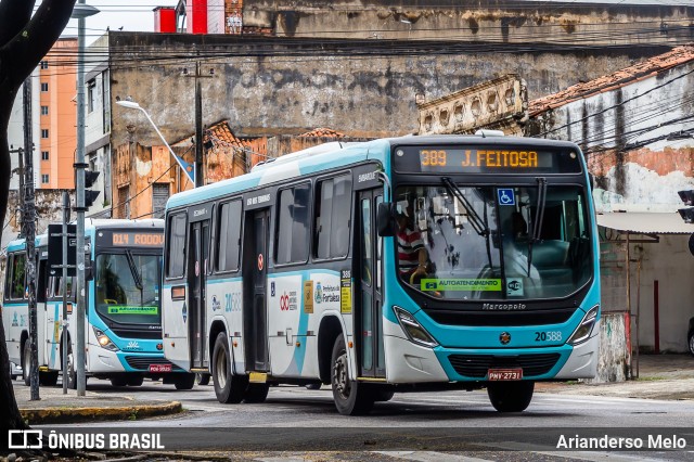 Empresa Santa Maria 20588 na cidade de Fortaleza, Ceará, Brasil, por Arianderso Melo. ID da foto: 11721687.