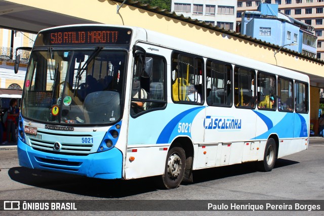 Viação Cascatinha 5021 na cidade de Petrópolis, Rio de Janeiro, Brasil, por Paulo Henrique Pereira Borges. Número da foto: #11722435.