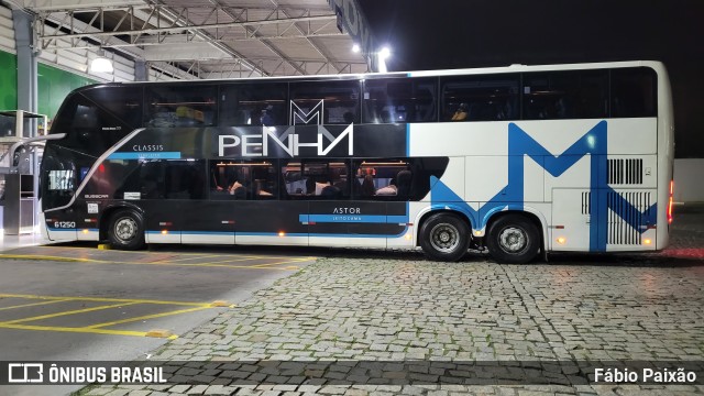 Empresa de Ônibus Nossa Senhora da Penha 61250 na cidade de Balneário Camboriú, Santa Catarina, Brasil, por Fábio Paixão. ID da foto: 11720814.