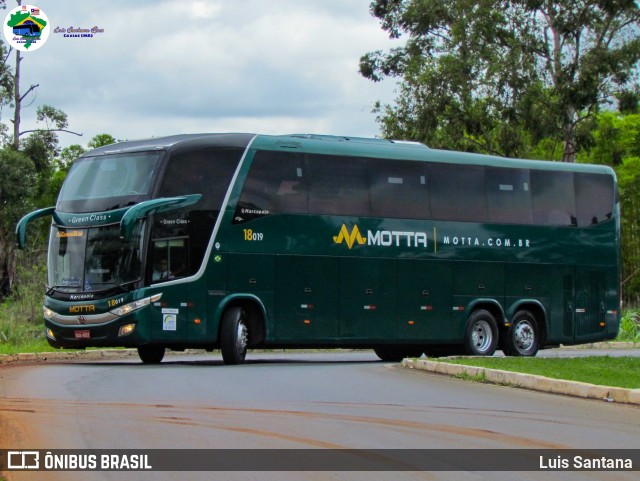 Viação Motta 18019 na cidade de Brasília, Distrito Federal, Brasil, por Luis Santana. Número da foto: #11721109.