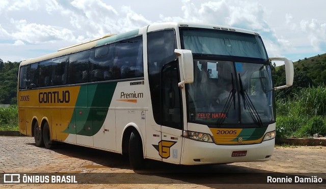 Empresa Gontijo de Transportes 20005 na cidade de São João Evangelista, Minas Gerais, Brasil, por Ronnie Damião. ID da foto: 11720870.