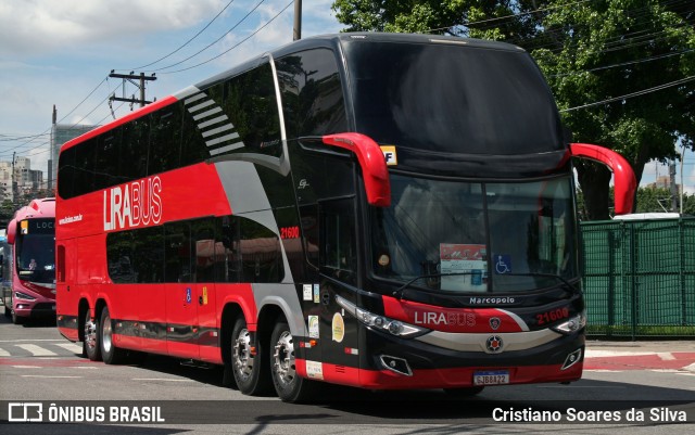Lirabus 21600 na cidade de São Paulo, São Paulo, Brasil, por Cristiano Soares da Silva. Número da foto: #11722828.