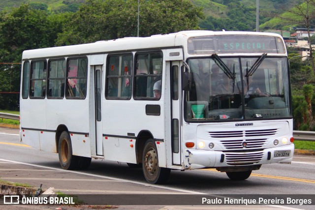 Ônibus Particulares 3274 na cidade de Barra do Piraí, Rio de Janeiro, Brasil, por Paulo Henrique Pereira Borges. Número da foto: #11722469.