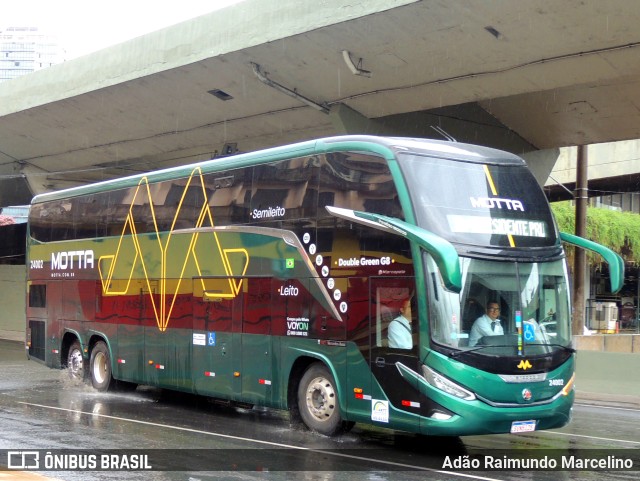 Viação Motta 24002 na cidade de Belo Horizonte, Minas Gerais, Brasil, por Adão Raimundo Marcelino. ID da foto: 11723082.