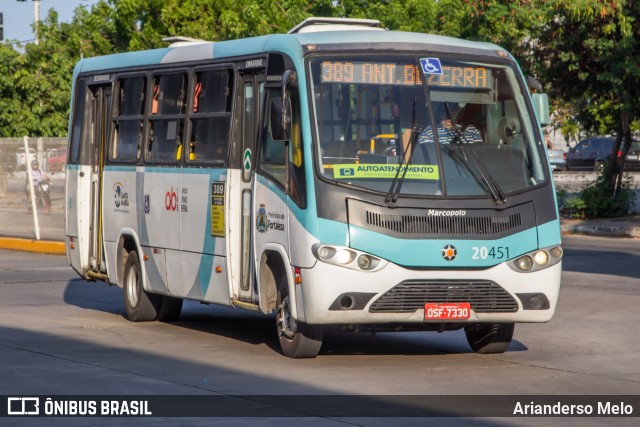 Empresa Santa Maria 20451 na cidade de Fortaleza, Ceará, Brasil, por Arianderso Melo. ID da foto: 11721552.