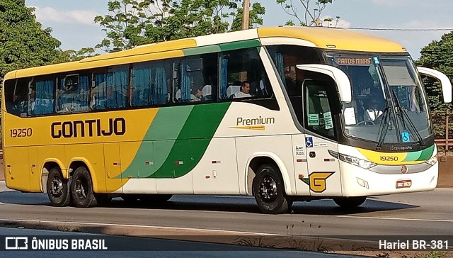 Empresa Gontijo de Transportes 19250 na cidade de Betim, Minas Gerais, Brasil, por Hariel BR-381. Número da foto: #11720535.