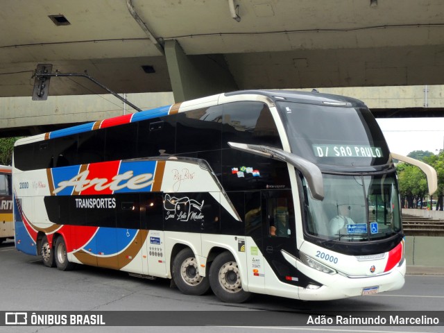 Arte Transportes e Turismo 20000 na cidade de Belo Horizonte, Minas Gerais, Brasil, por Adão Raimundo Marcelino. Número da foto: #11723138.