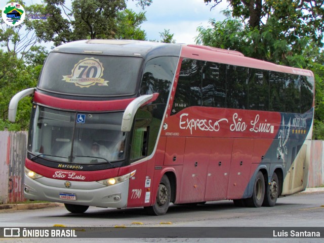 Expresso São Luiz 7790 na cidade de Brasília, Distrito Federal, Brasil, por Luis Santana. ID da foto: 11721063.